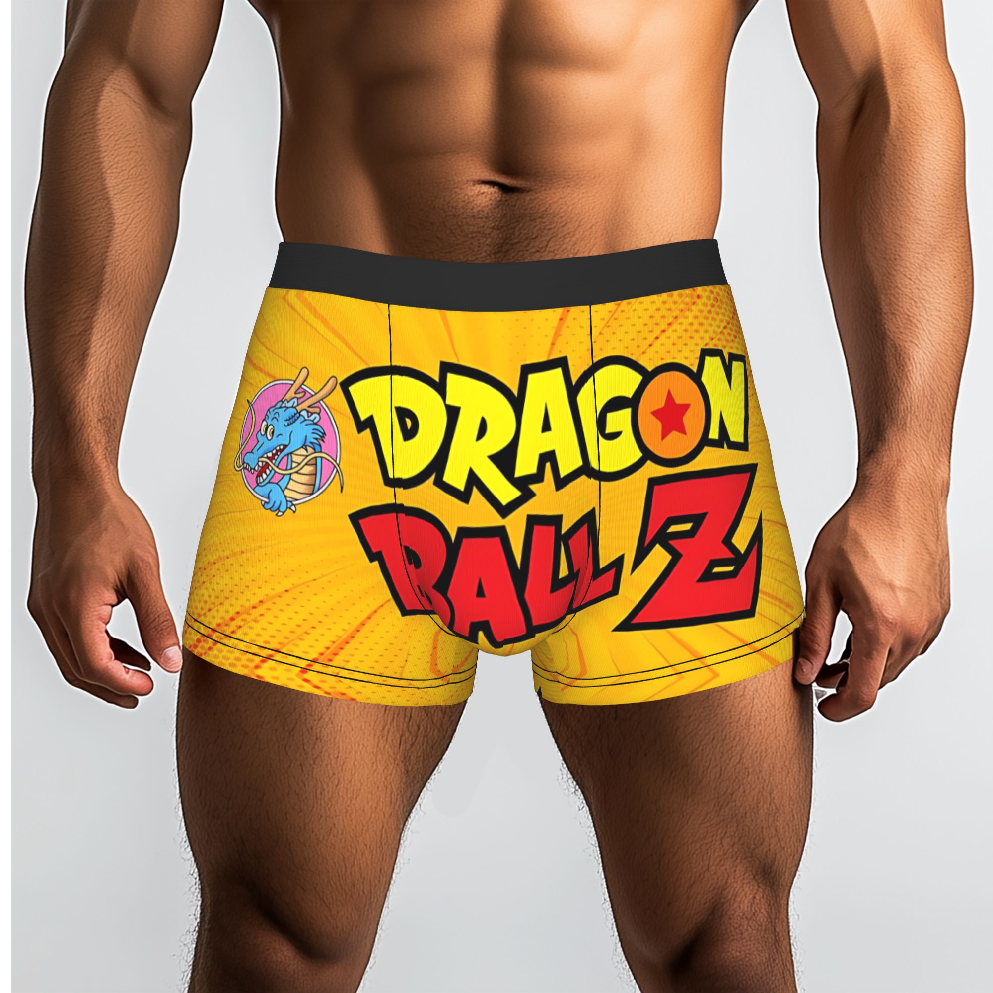 Men'S Fashion Underwear - แฟชั่นดราก้อนบอลสไตล์มังงะ กางเกงบ็อกเซอร์แบบกำหนดเอง กางเกงในชาย กางเกงในพิมพ์ลาย กางเกงบ็อกเซอร์ขาสั้น