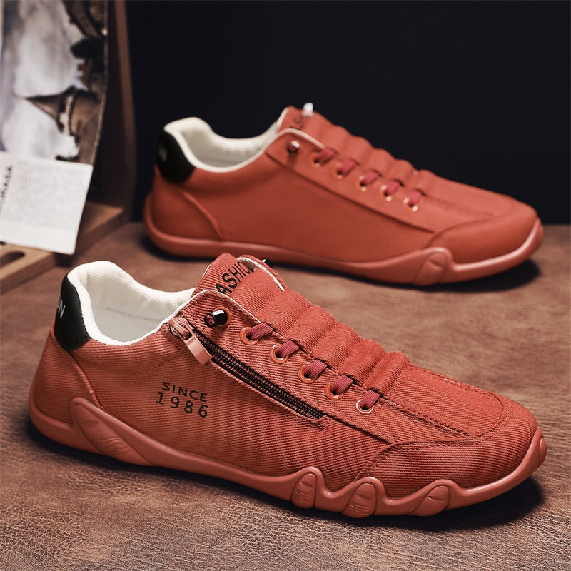 Men'S Fashion Footwear - รองเท้าลำลองผู้ชายใส่สบาย แฟชั่นกันลื่น รองเท้าผู้ชายสำหรับฤดูใบไม้ร่วง 2026 รองเท้าผ้าใบผู้ชายรุ่นใหม่ รองเท้าแฟชั่นผู้ใหญ่