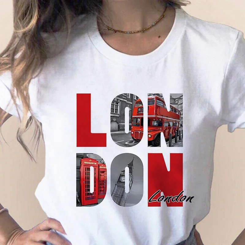 Paris Fashion Men - เสื้อยืดพิมพ์ลายเมืองแฟชั่นปารีสลอนดอนนิวยอร์กโตเกียวกราฟิกทั้งชายและหญิงเสื้อแฟชั่นฮาราจูกุลำลองน่ารัก