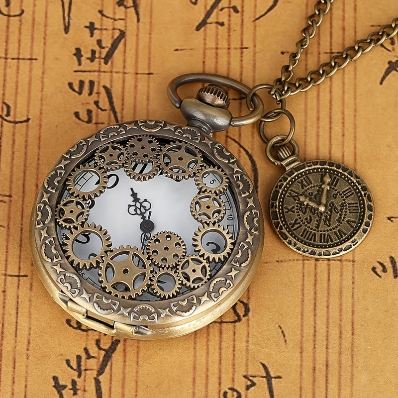 นาฬิกาพกควอตซ์วินเทจสุ่มแบบ 1  - Mens Fashion Vintage บทวิจารณ์และราคา