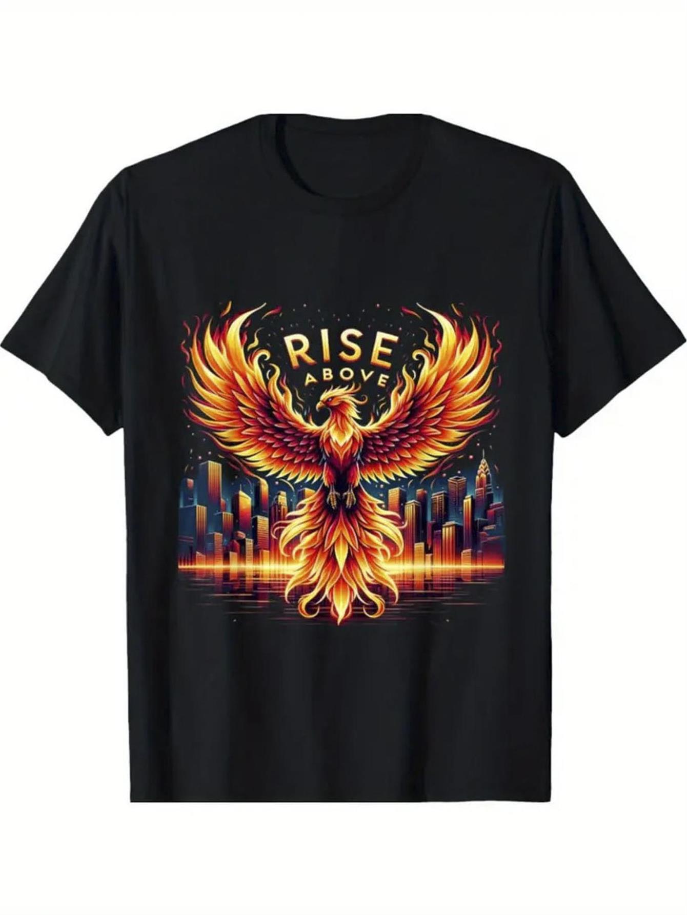 เสื้อยืดลายเปลวไฟฟีนิกซ์สำหรับ - York Men'S Fashion บทวิจารณ์และราคา