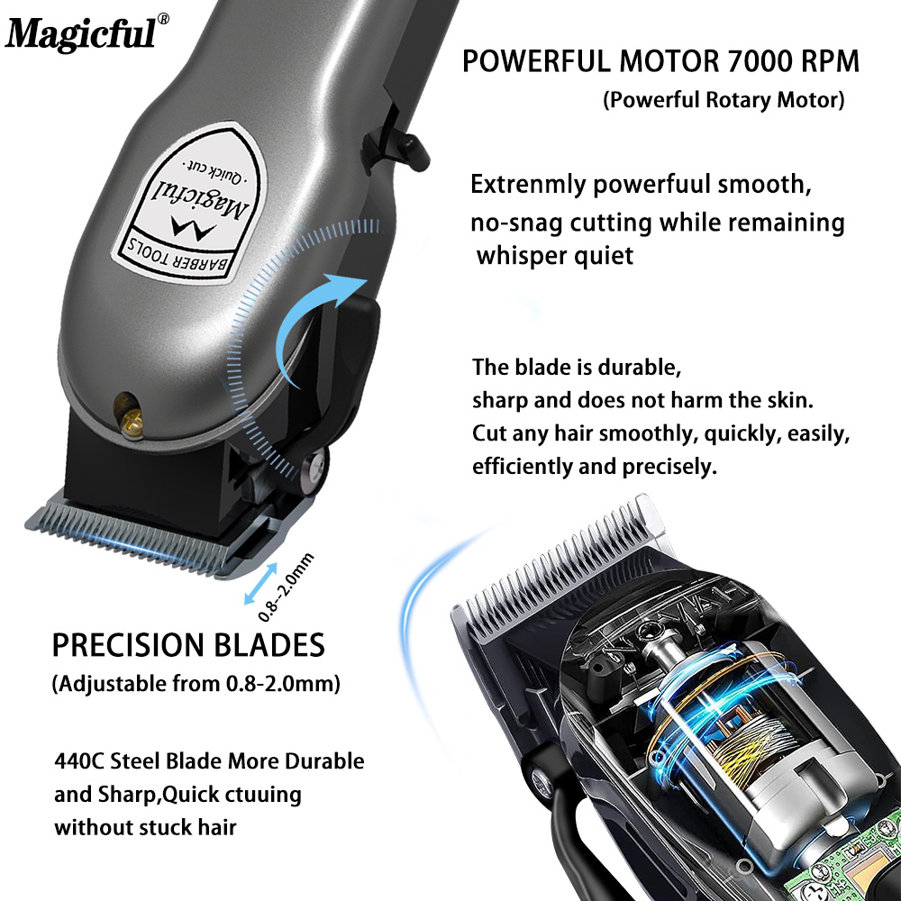 Magicful แฟชั่น Professional F - Men'S Fashion Haircuts บทวิจารณ์และราคา