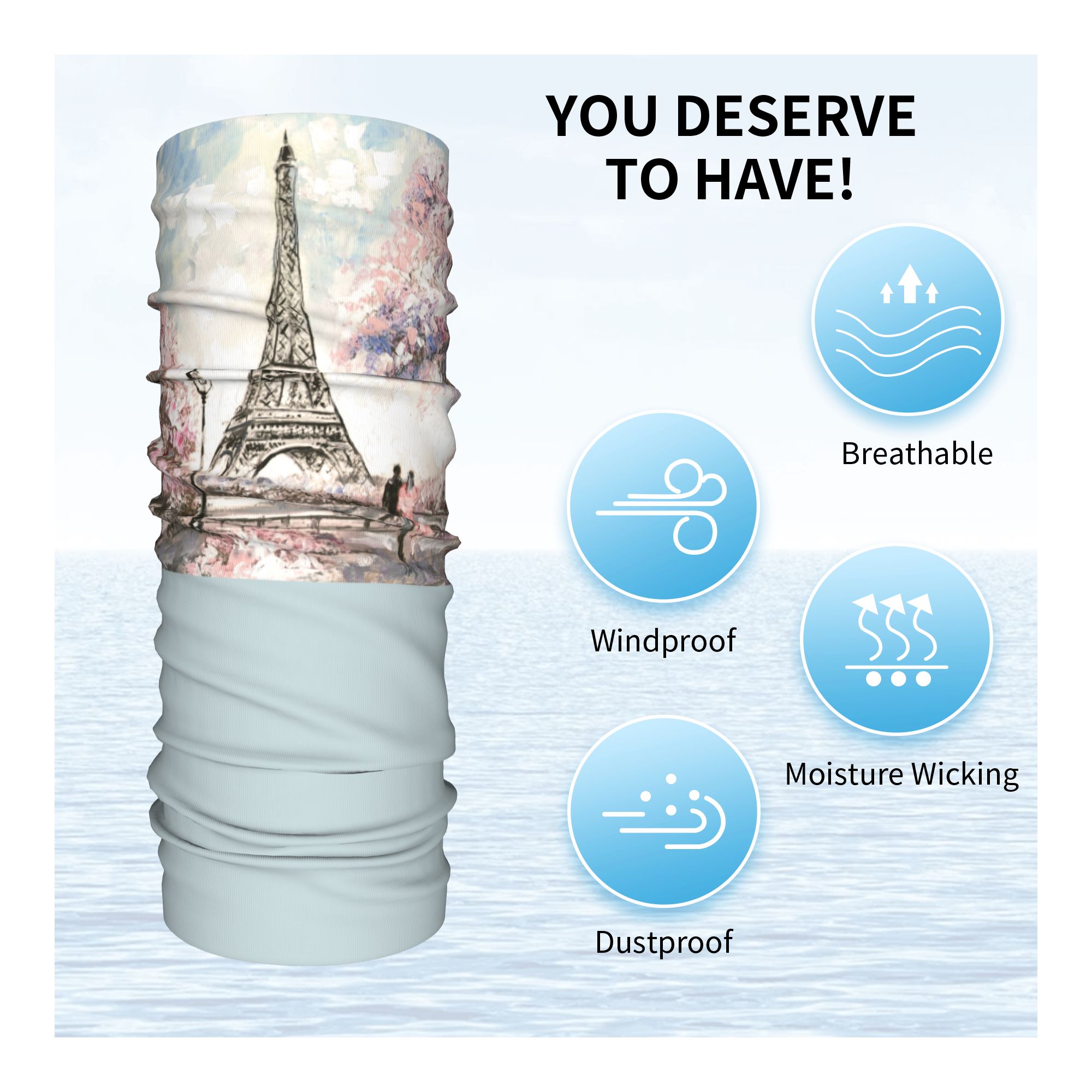 ผ้าพันคอปิดหน้าแบบกันลมลายหอไอ - Paris Fashion Men บทวิจารณ์และราคา