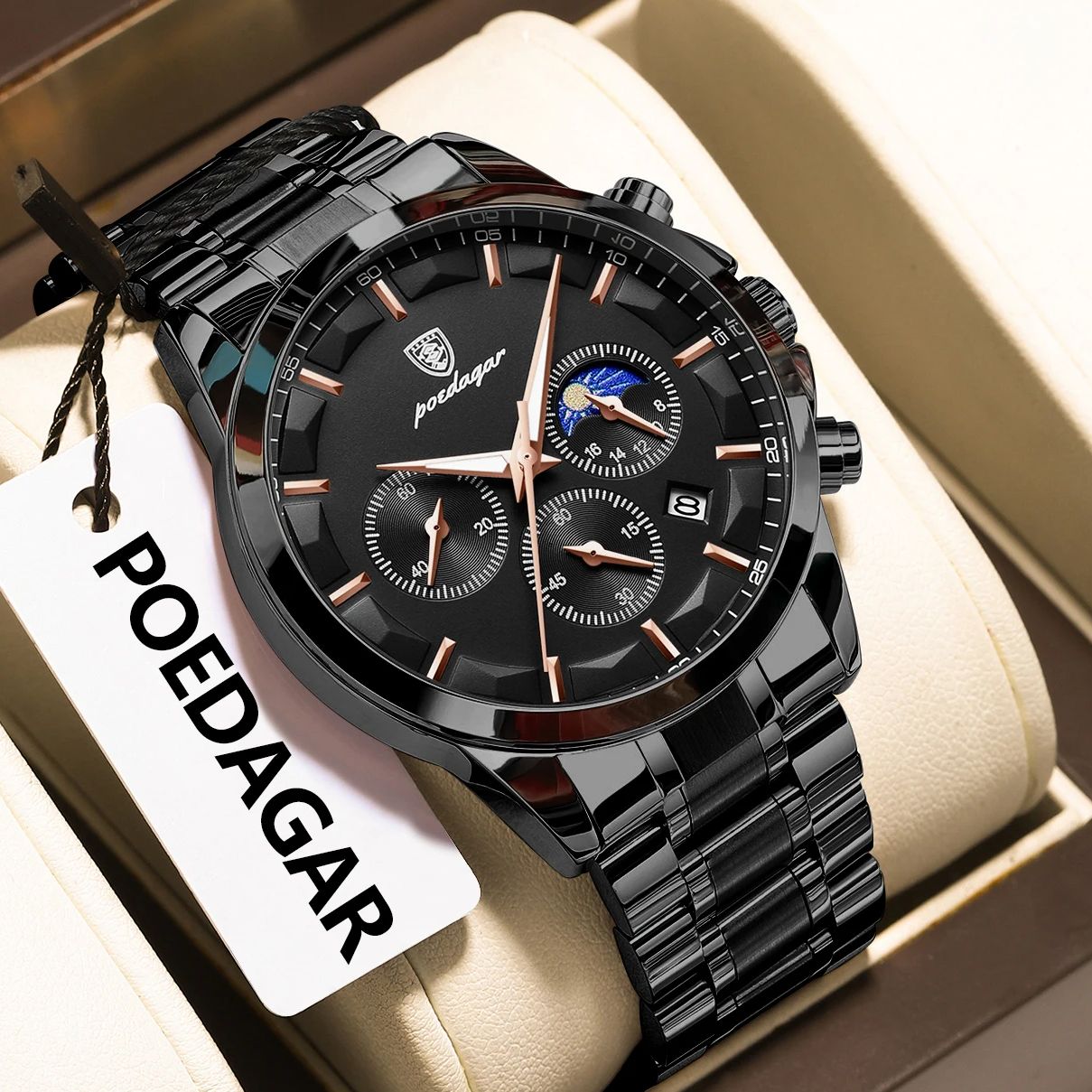 นาฬิกาข้อมือผู้ชาย POEDAGAR แฟ - Men'S Fashion Magazine บทวิจารณ์และราคา
