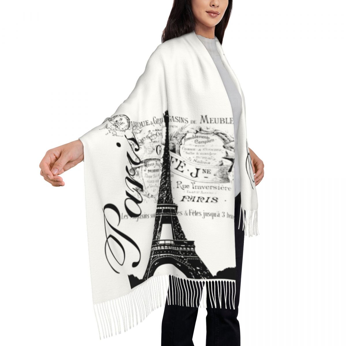 Custom พิมพ์ Vintage EIFFEL To - Paris Fashion Men บทวิจารณ์และราคา