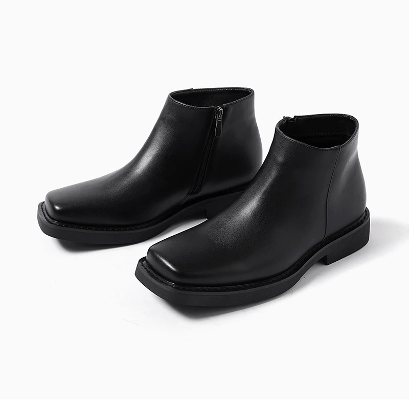 สีดําใหม่แฟชั่นผู้ชายรองเท้าหน - Mens Fashion Dress Shoes บทวิจารณ์และราคา