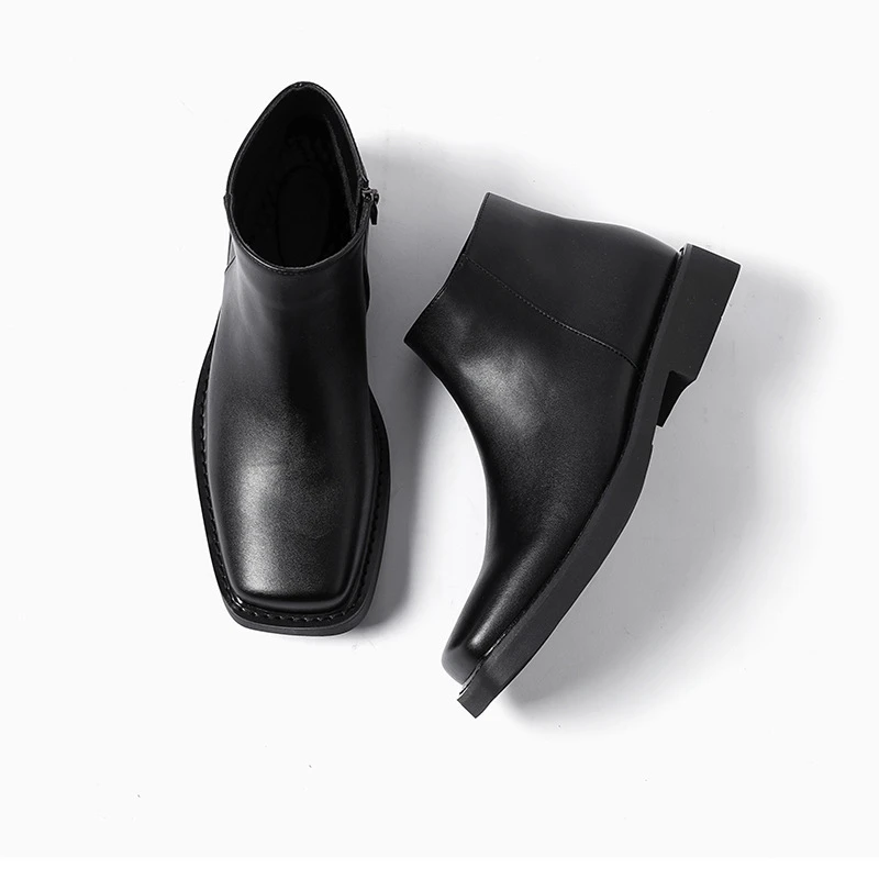 สีดําใหม่แฟชั่นผู้ชายรองเท้าหน - Mens Fashion Dress Shoes บทวิจารณ์และราคา
