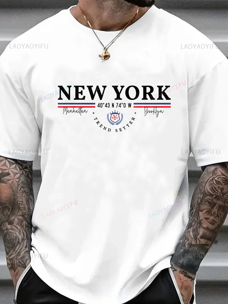 เสื้อยืดลายกราฟิกนิวยอร์ก ยูนิ - York Men'S Fashion บทวิจารณ์และราคา