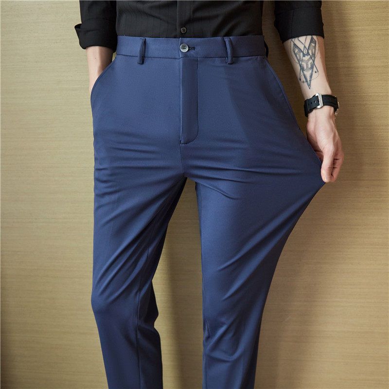 กางเกงขายาวผู้ชายทรงตรง สไตล์ล - Formal Trouser Stretch บทวิจารณ์และราคา