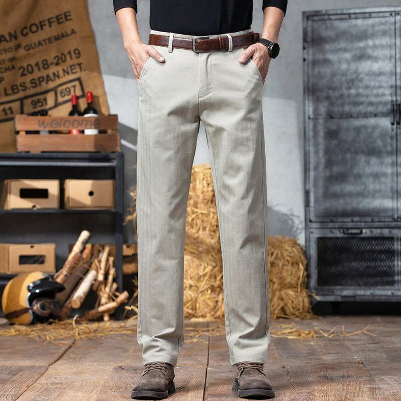 กางเกงขายาวผู้ชายทรงโอเวอร์ไซส - Formal Trouser Stretch บทวิจารณ์และราคา