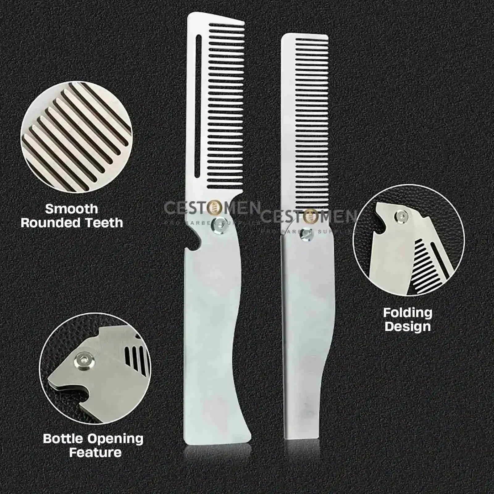 ใหม่ประเภท 1/2PCS แบบพกพาหวีเห - Men'S Fashion Haircuts บทวิจารณ์และราคา
