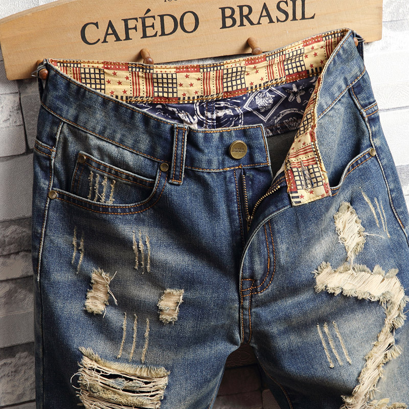 กางเกงยีนส์ขาสั้นสไตล์ฮิปฮอปขา - Men'S Fashion Loose Pants บทวิจารณ์และราคา