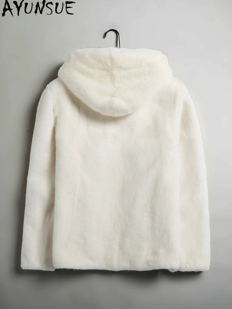 AYUSNUE เสื้อโค้ทขนมิงค์แท้สำห - Men'S Fashion Zipper Jacket บทวิจารณ์และราคา