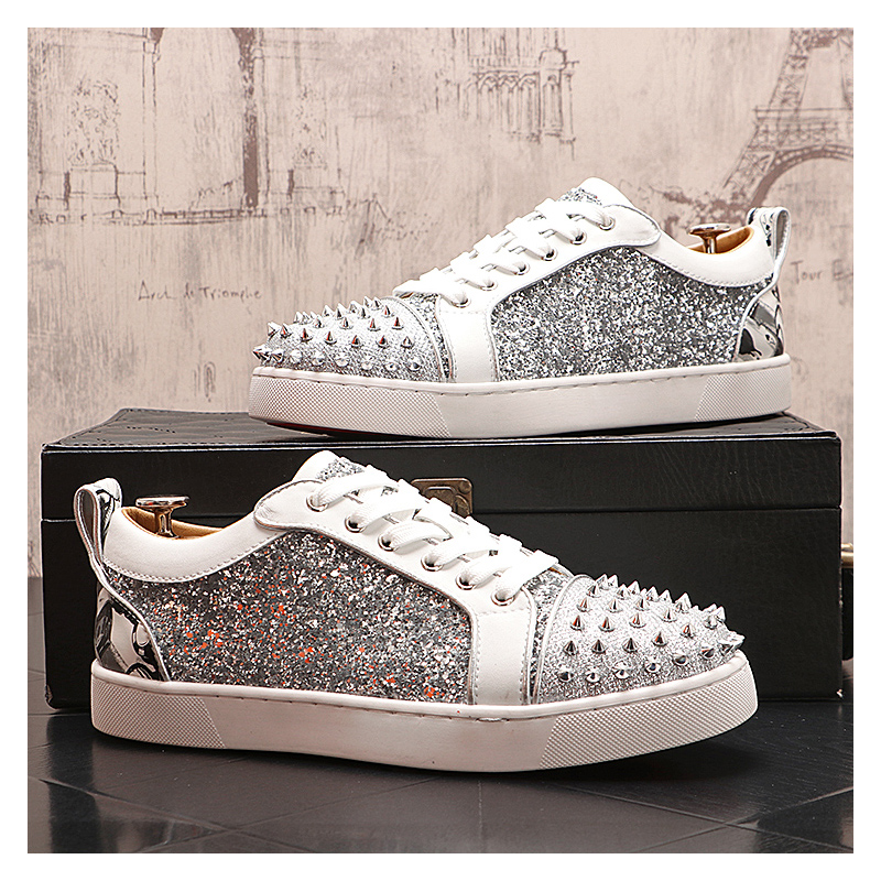 Mens Luxury แฟชั่น Silver Rive - Mens Fashion Dress Shoes บทวิจารณ์และราคา