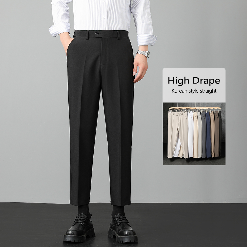 กางเกงสูททรงตรงผู้ชาย ผ้าสเตรช - Formal Trouser Stretch บทวิจารณ์และราคา
