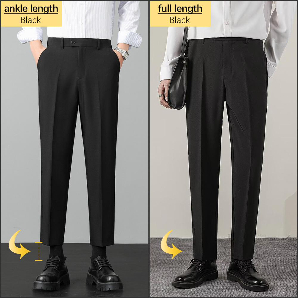 กางเกงสูททรงตรงผู้ชาย ผ้าสเตรช - Formal Trouser Stretch บทวิจารณ์และราคา