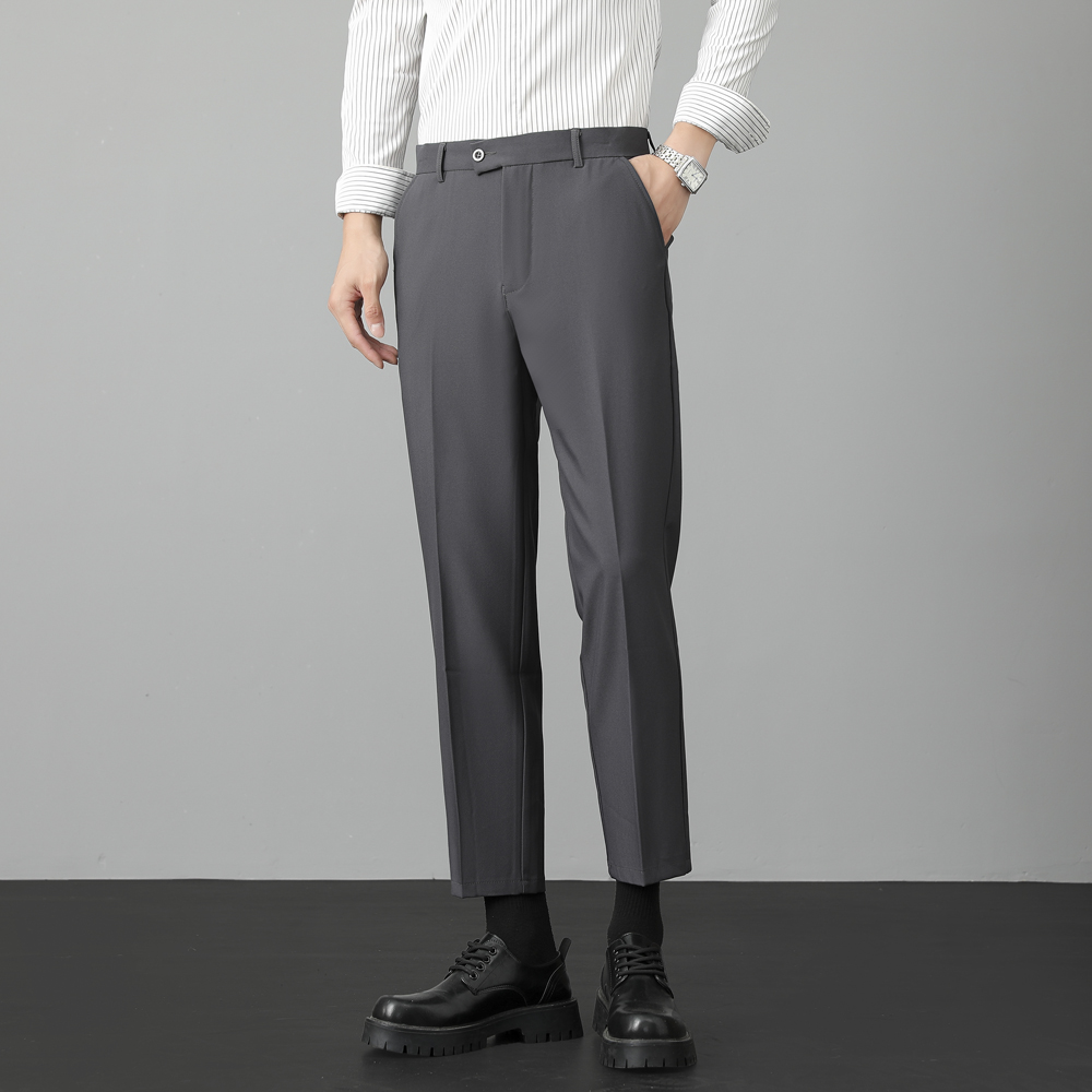 กางเกงสูททรงตรงผู้ชาย ผ้าสเตรช - Formal Trouser Stretch บทวิจารณ์และราคา