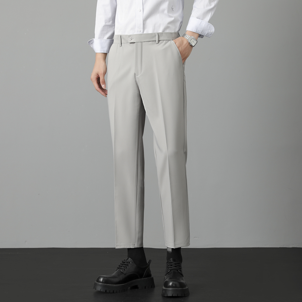 กางเกงสูททรงตรงผู้ชาย ผ้าสเตรช - Formal Trouser Stretch บทวิจารณ์และราคา
