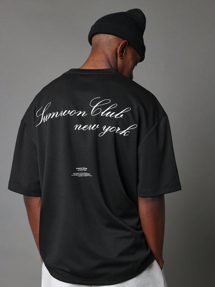 เสื้อยืดโอเวอร์ไซส์ SUMWON Sun - York Men'S Fashion บทวิจารณ์และราคา