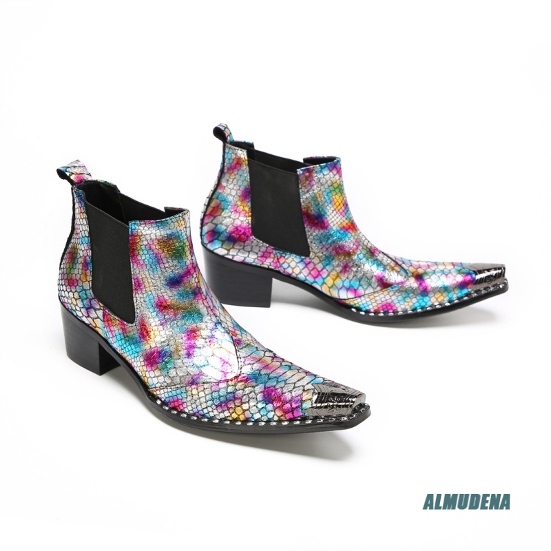 รองเท้าบูทหุ้มข้อเชลซีแบบสวม ส - Mens Fashion Dress Shoes บทวิจารณ์และราคา