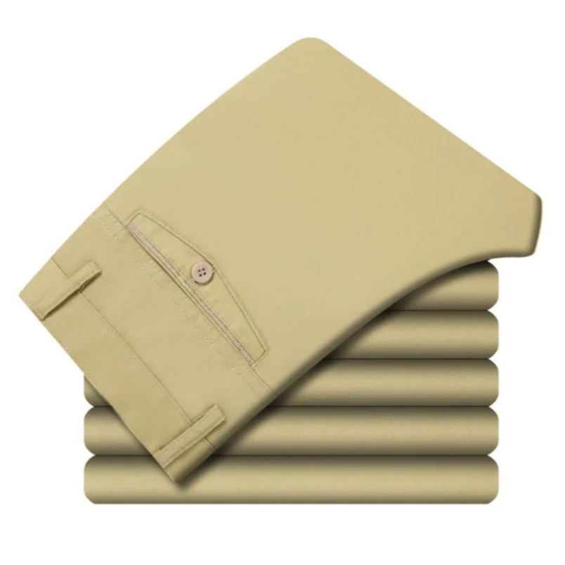 Riybeoe กางเกงผ้ายืดผ้าคอตตอนเ - Formal Trouser Stretch บทวิจารณ์และราคา