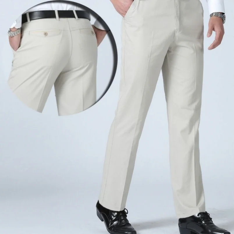 Riybeoe กางเกงผ้ายืดผ้าคอตตอนเ - Formal Trouser Stretch บทวิจารณ์และราคา