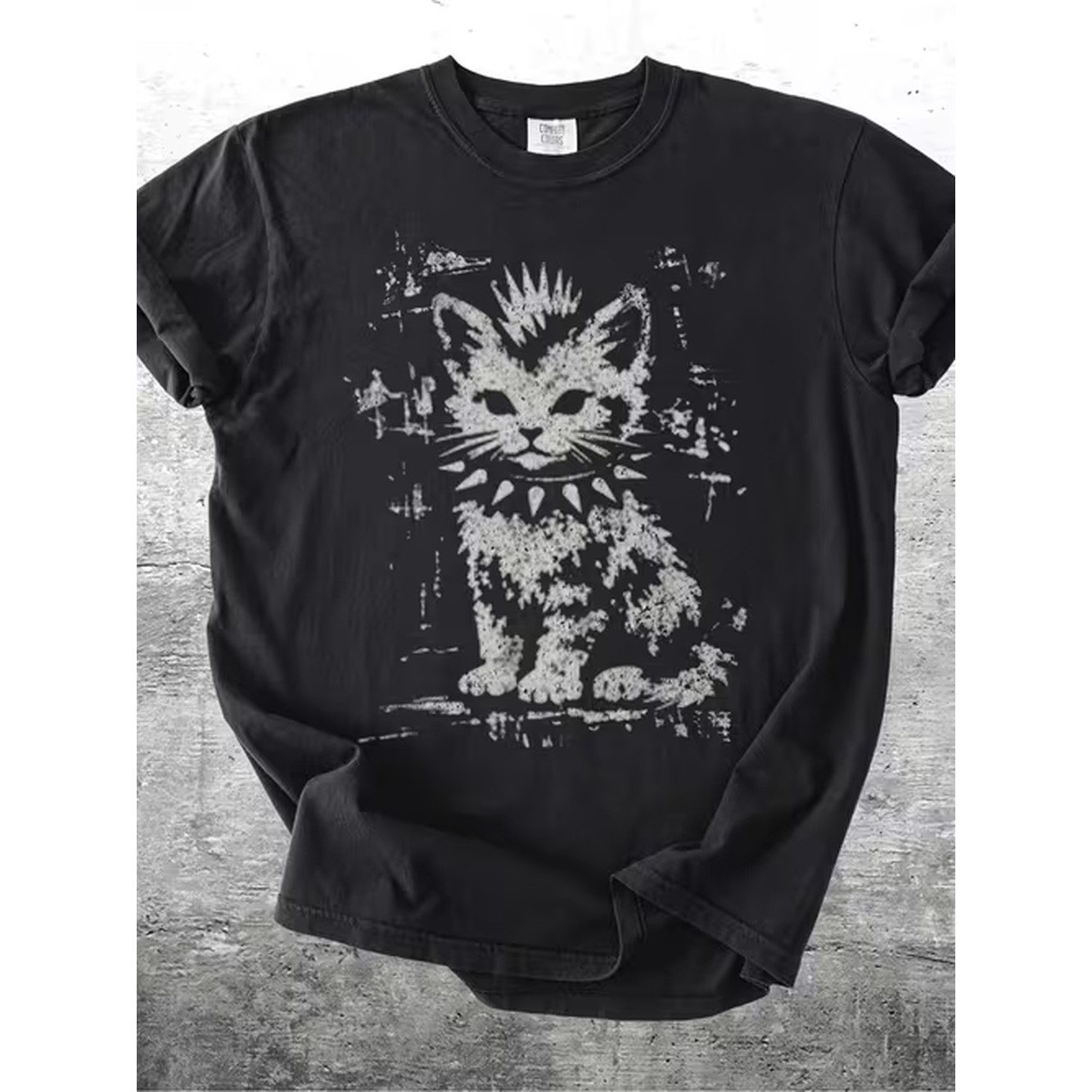 เสื้อยืดสไตล์วินเทจลายกรันจ์สุ - Graphic Tee Oversized บทวิจารณ์และราคา