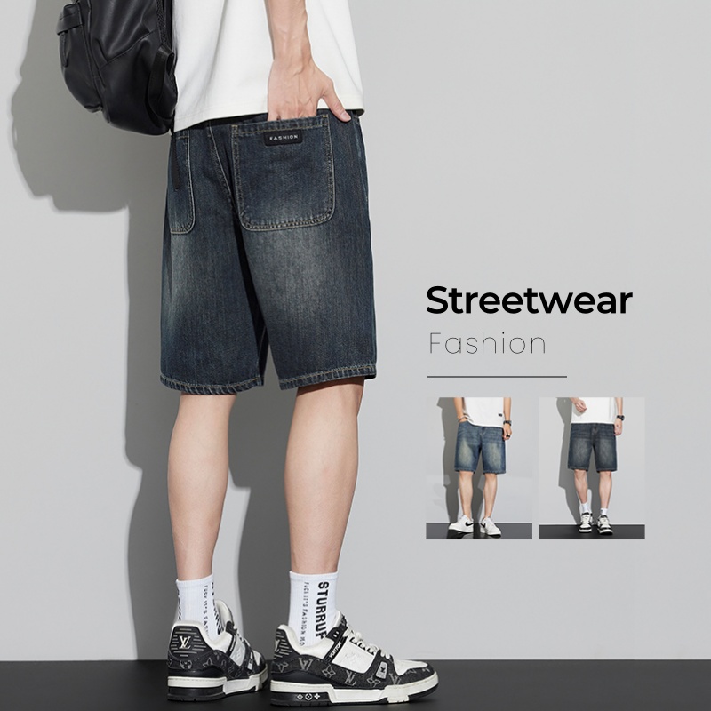 ผู้ชายกางเกงยีนส์วินเทจกางเกงข - Men'S Fashion Loose Pants บทวิจารณ์และราคา