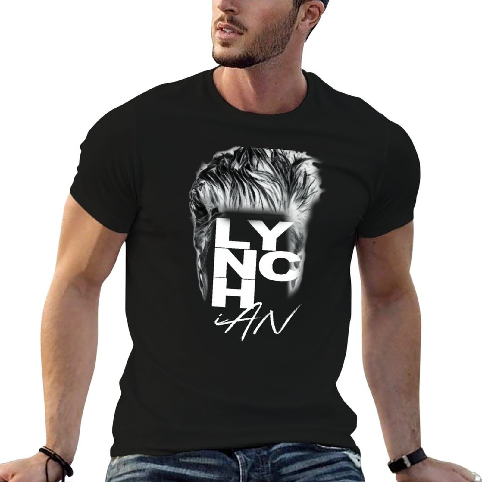 Lynch Haircut - เสื้อยืดสีดำแฟ - Men'S Fashion Haircuts บทวิจารณ์และราคา