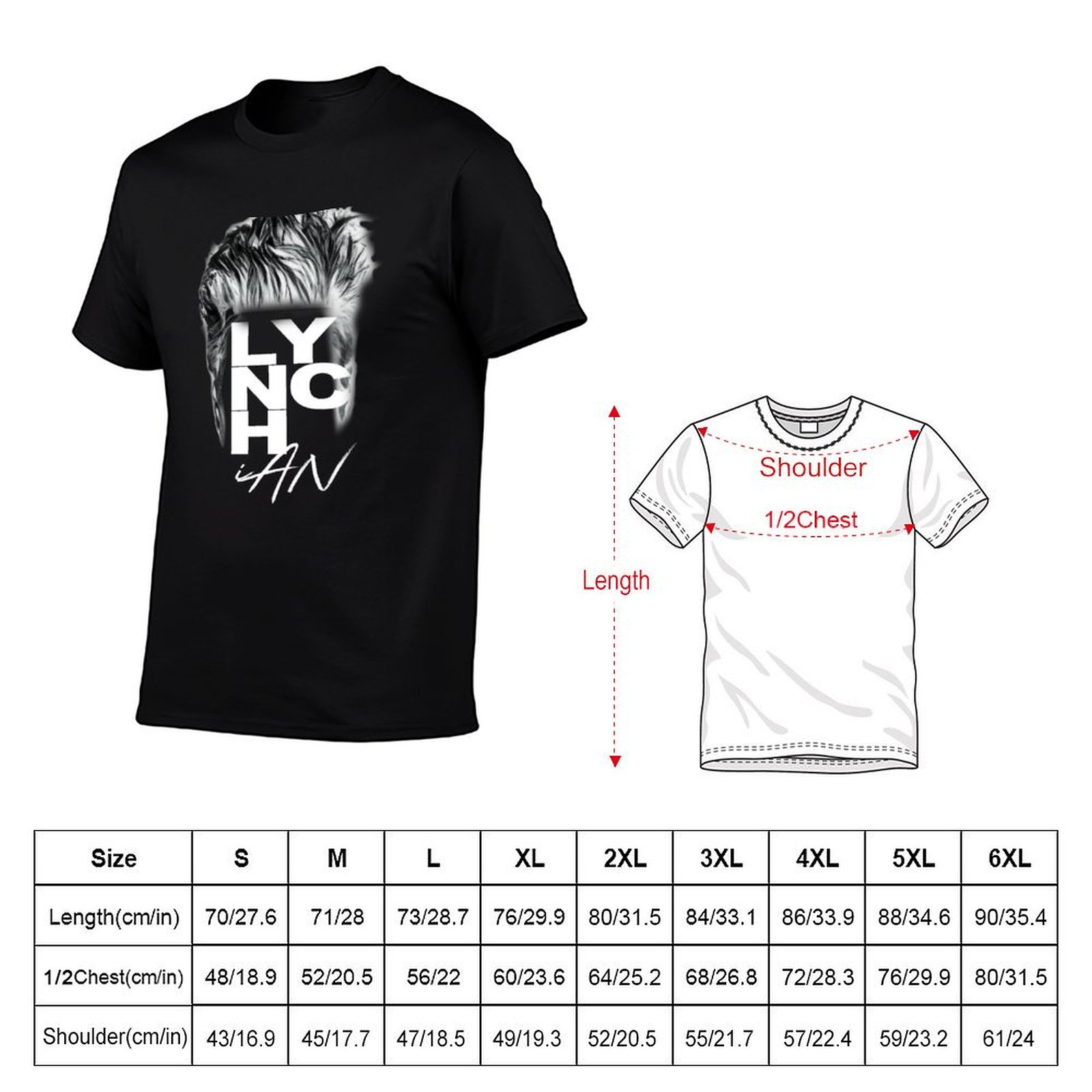 Lynch Haircut - เสื้อยืดสีดำแฟ - Men'S Fashion Haircuts บทวิจารณ์และราคา