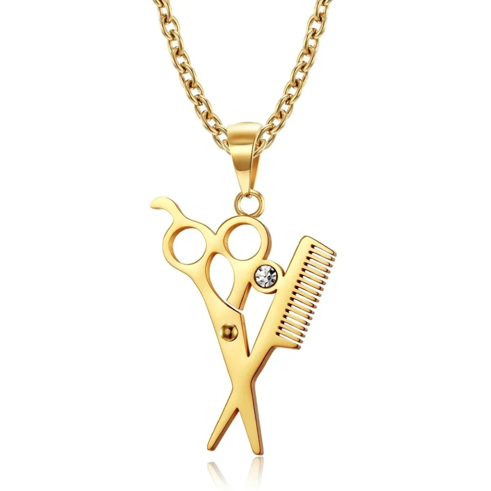 สร้อยคอจี้รูปกรรไกรหวีสำหรับช่ - Men'S Fashion Haircuts บทวิจารณ์และราคา