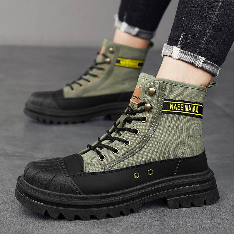 รองเท้าบูทผ้าใบผู้ชายแฟชั่นทรง - Men'S Fashion Footwear บทวิจารณ์และราคา