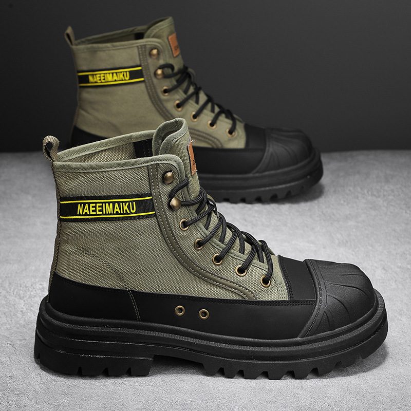 รองเท้าบูทผ้าใบผู้ชายแฟชั่นทรง - Men'S Fashion Footwear บทวิจารณ์และราคา