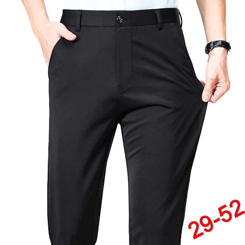 PLUS ขนาดกางเกงผู้ชายชุดสูทธุร - Formal Trouser Stretch บทวิจารณ์และราคา