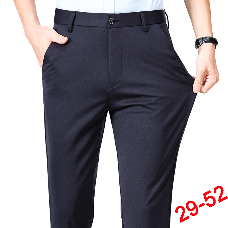PLUS ขนาดกางเกงผู้ชายชุดสูทธุร - Formal Trouser Stretch บทวิจารณ์และราคา