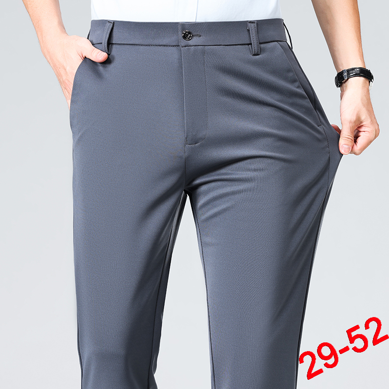 PLUS ขนาดกางเกงผู้ชายชุดสูทธุร - Formal Trouser Stretch บทวิจารณ์และราคา