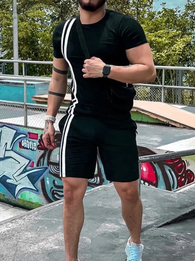 ชุดแฟชั่นใหม่ เสื้อยืดแขนสั้นพ - Mens Fashion Vintage บทวิจารณ์และราคา