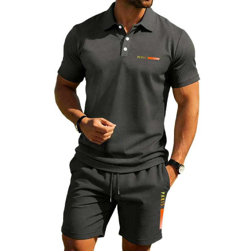 PARIS เสื้อโปโลฤดูร้อนระดับไฮเ - Paris Fashion Men บทวิจารณ์และราคา
