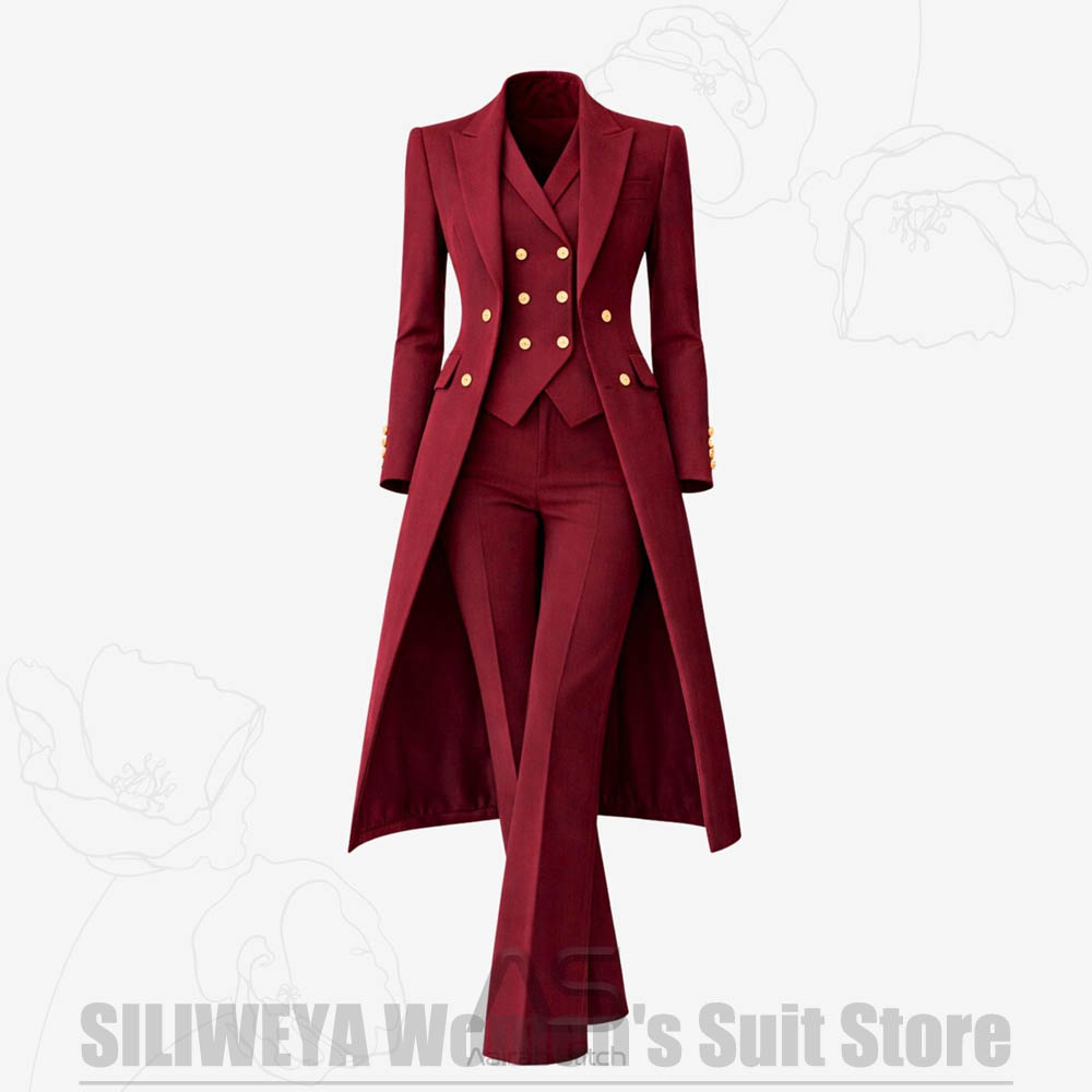 ชุดสูทผู้หญิง 3 ชิ้น แบบกระดุม - Formal Waistcoat Vest บทวิจารณ์และราคา