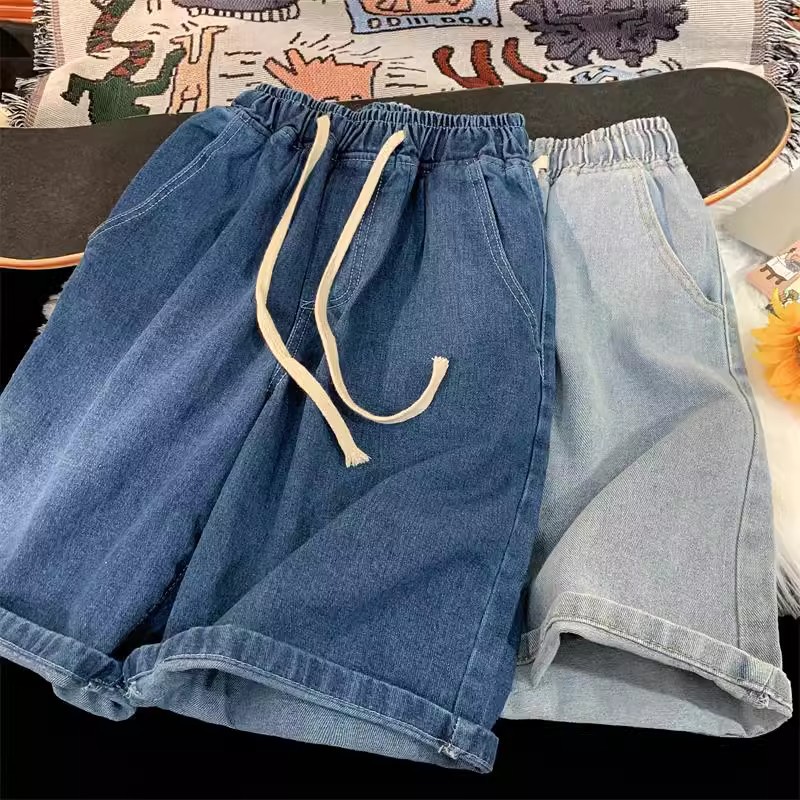 กางเกงยีนส์สไตล์วินเทจเกาหลีแบ - Men'S Fashion Loose Pants บทวิจารณ์และราคา