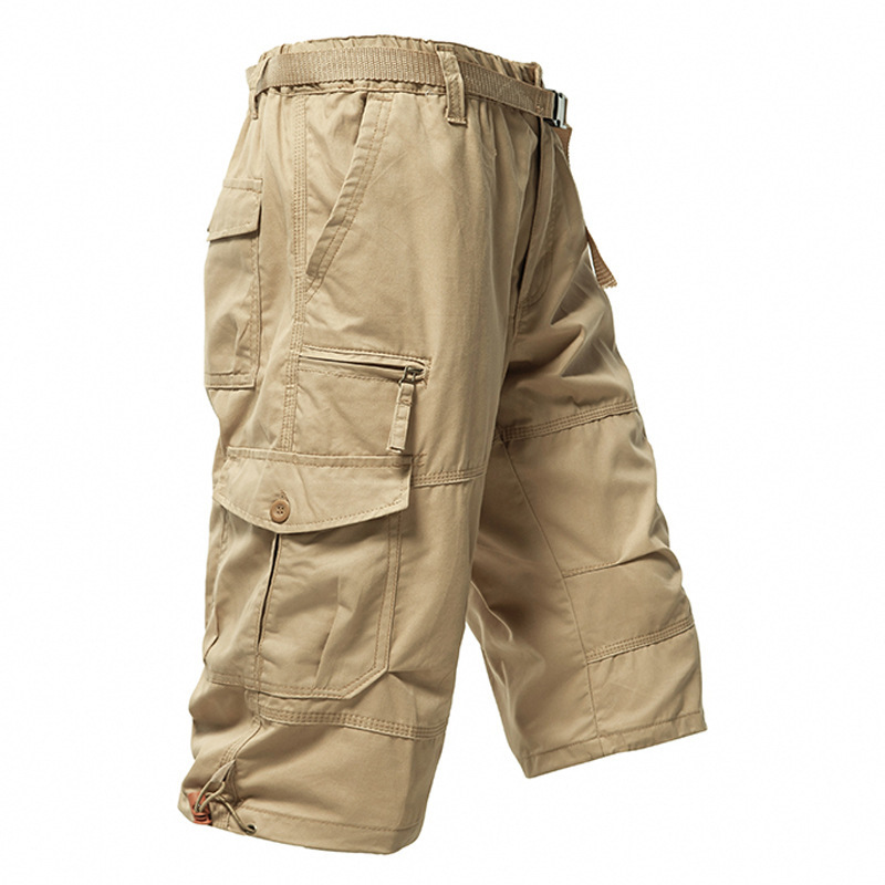 กางเกงขาสามส่วนผู้ชาย ผ้าฝ้าย  - Men'S Fashion Loose Pants บทวิจารณ์และราคา