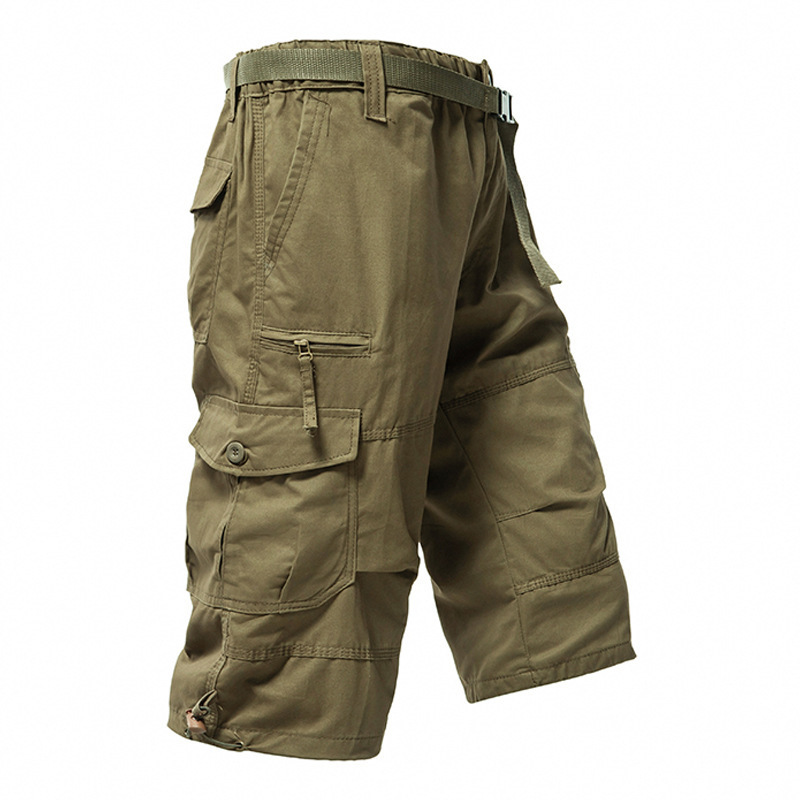 กางเกงขาสามส่วนผู้ชาย ผ้าฝ้าย  - Men'S Fashion Loose Pants บทวิจารณ์และราคา