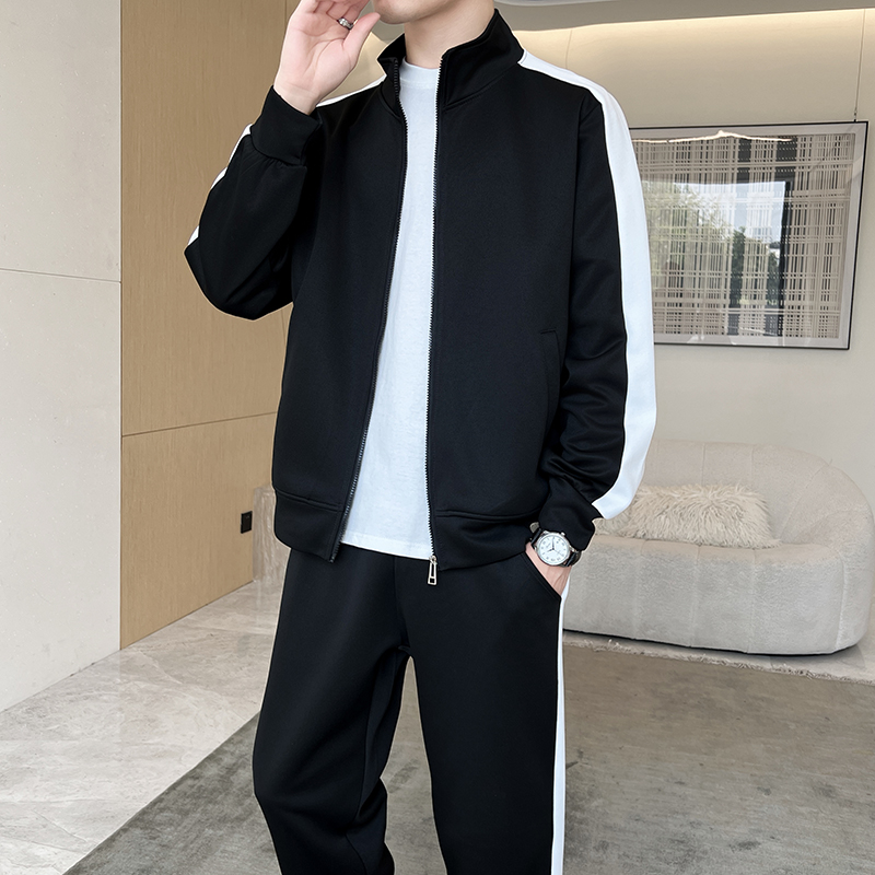 ชุดวอร์มผู้ชายฤดูใบไม้ร่วง ชุด - Men'S Fashion Zipper Jacket บทวิจารณ์และราคา