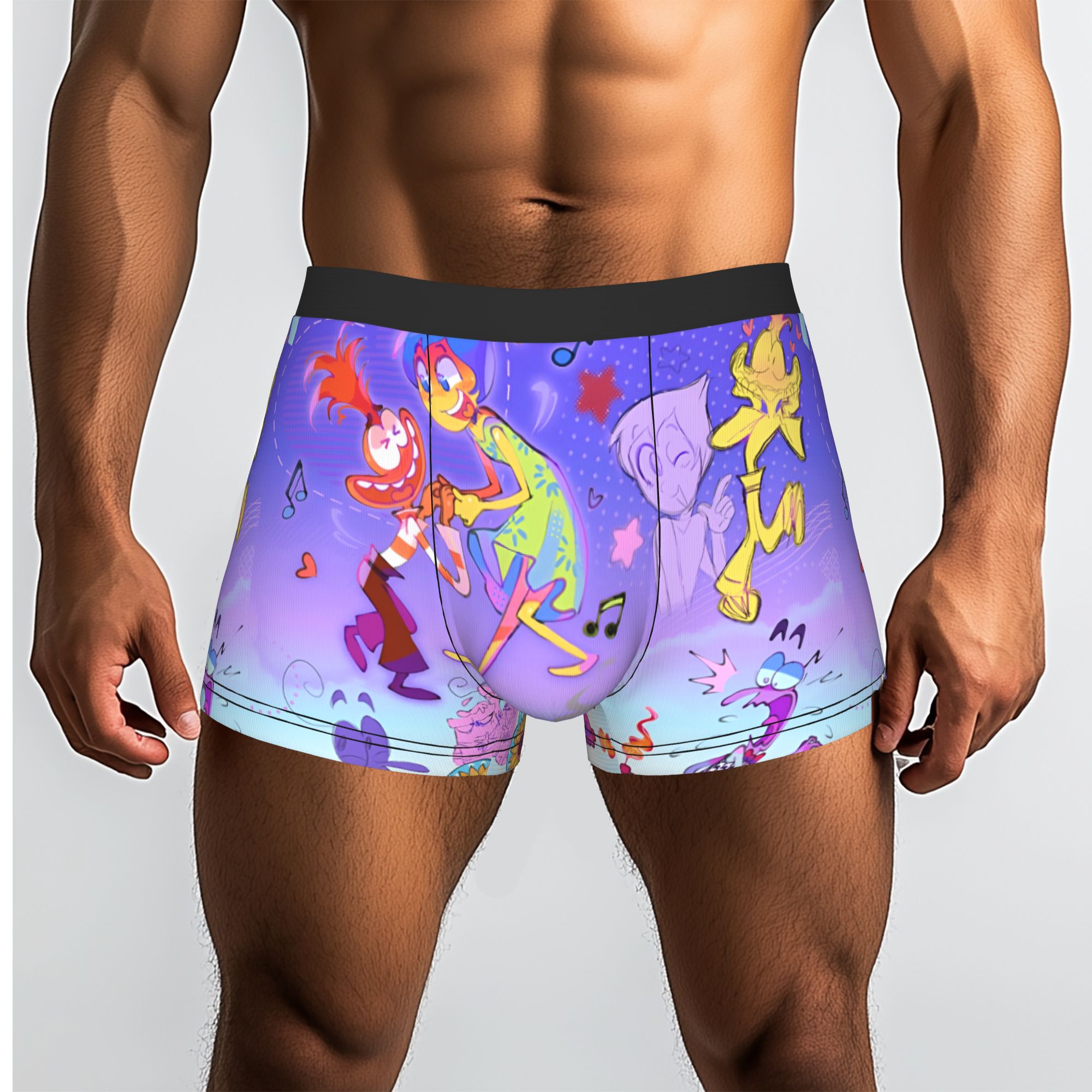 กางเกงบ็อกเซอร์ชายลายการ์ตูนแบ - Men'S Fashion Underwear บทวิจารณ์และราคา
