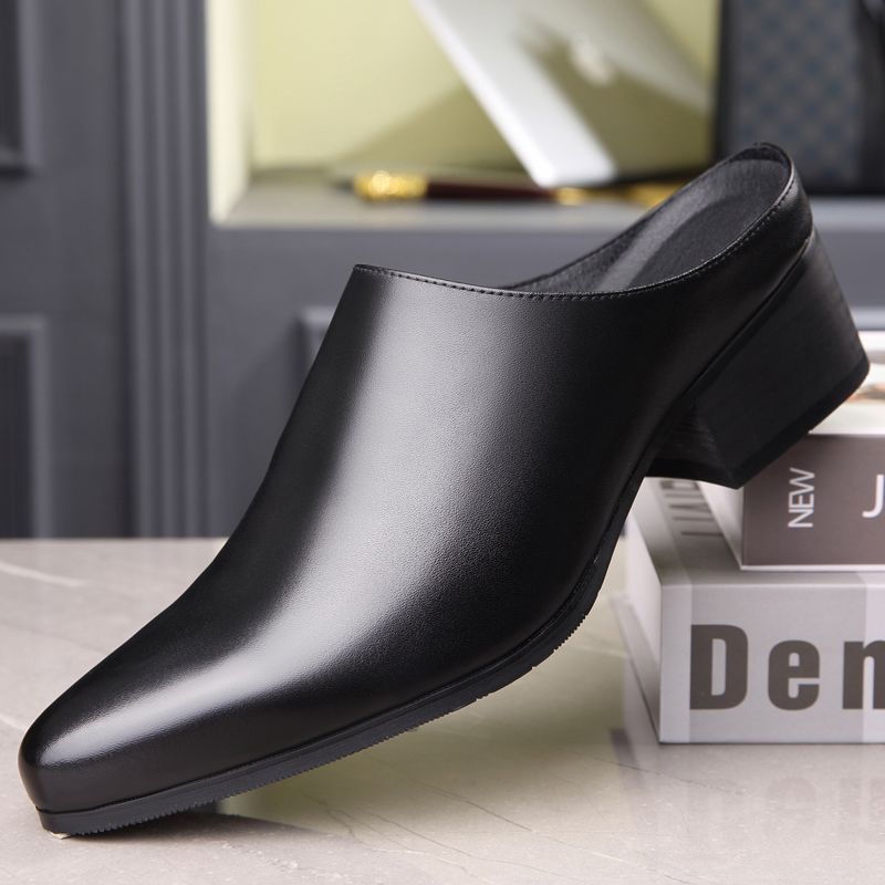 รองเท้าแตะผู้ชายแบบสวม หัวแหลม - Mens Fashion Dress Shoes บทวิจารณ์และราคา