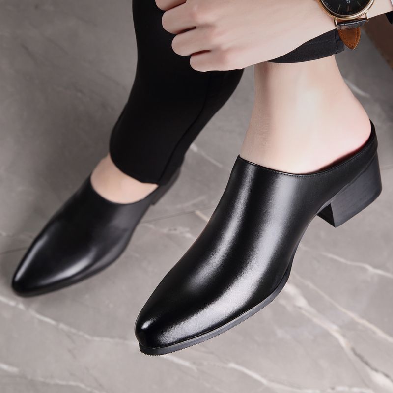 รองเท้าแตะผู้ชายแบบสวม หัวแหลม - Mens Fashion Dress Shoes บทวิจารณ์และราคา