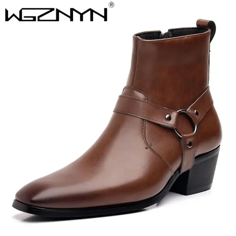 รองเท้าบูทเชลซีผู้ชายแฟชั่นดีไ - Mens Fashion Dress Shoes บทวิจารณ์และราคา