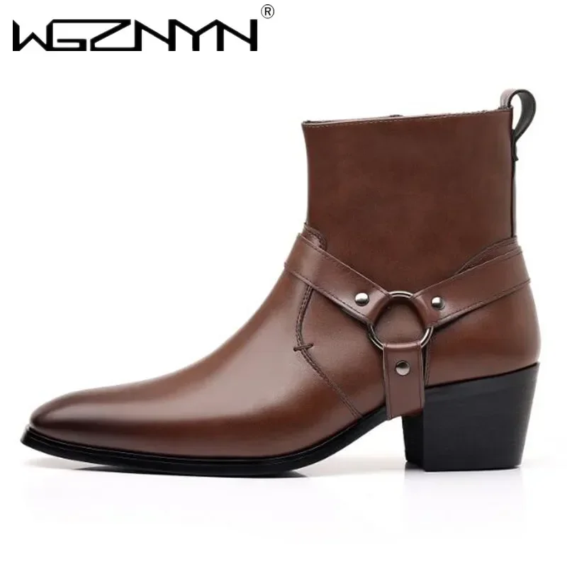 รองเท้าบูทเชลซีผู้ชายแฟชั่นดีไ - Mens Fashion Dress Shoes บทวิจารณ์และราคา
