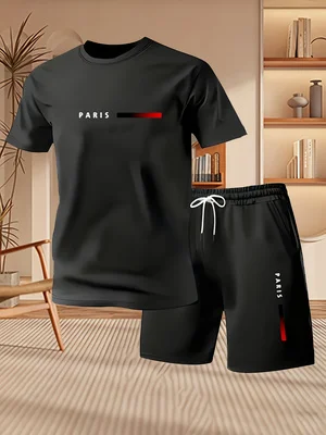 ชุดเซ็ต 2 ชิ้น เสื้อยืดแขนสั้น - Paris Fashion Men บทวิจารณ์และราคา
