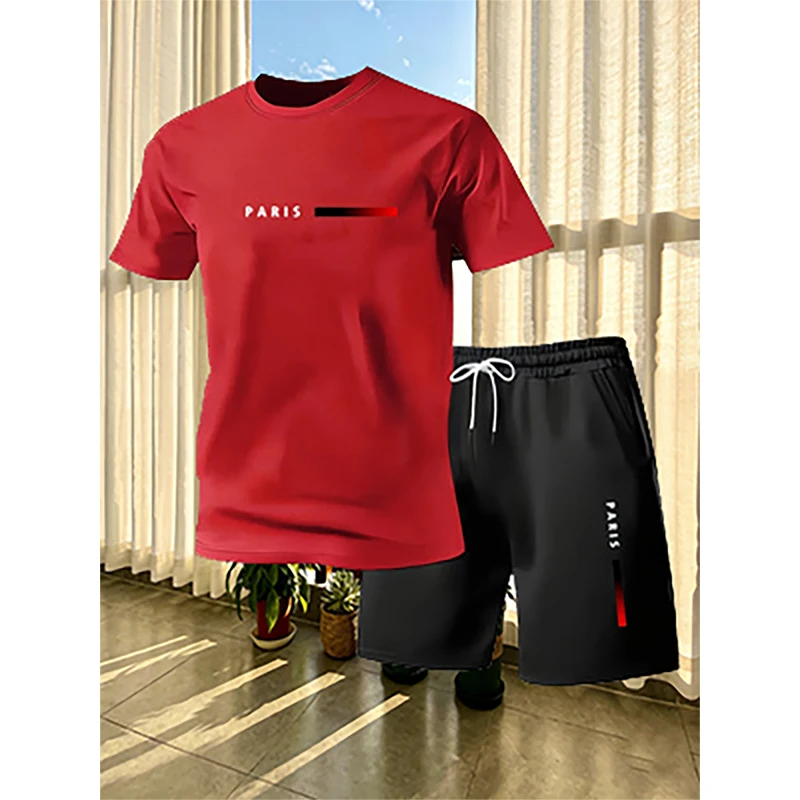 ชุดเซ็ต 2 ชิ้น เสื้อยืดแขนสั้น - Paris Fashion Men บทวิจารณ์และราคา